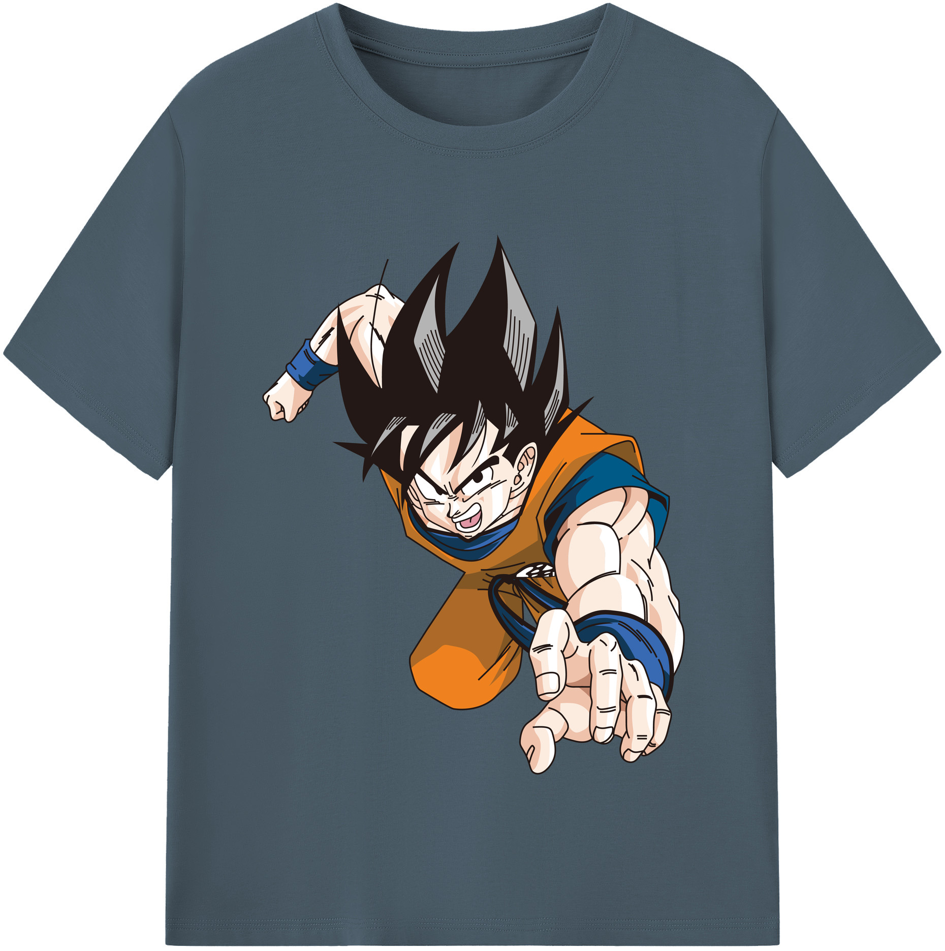 （画像用） ドラゴンボール 孫悟空（そん ごくう）Son Goku カカロット DRAGON BALL Kakarotto 綿100％半袖Tシャツ（フロントプリント）